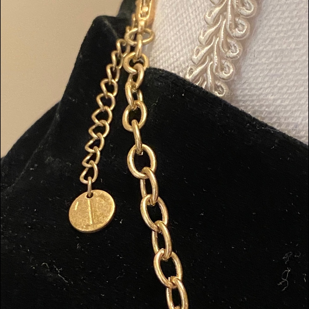 Talbots Gold Statement Necklace - image 2